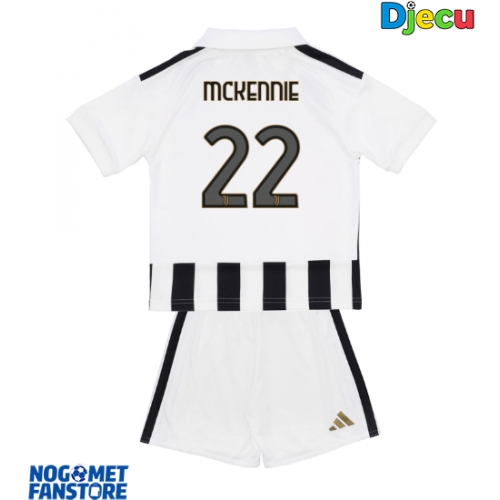 Juventus Weston McKennie #22 Domaci Dres za djecu 2026-27 Kratak Rukav (+ Kratke hlače)